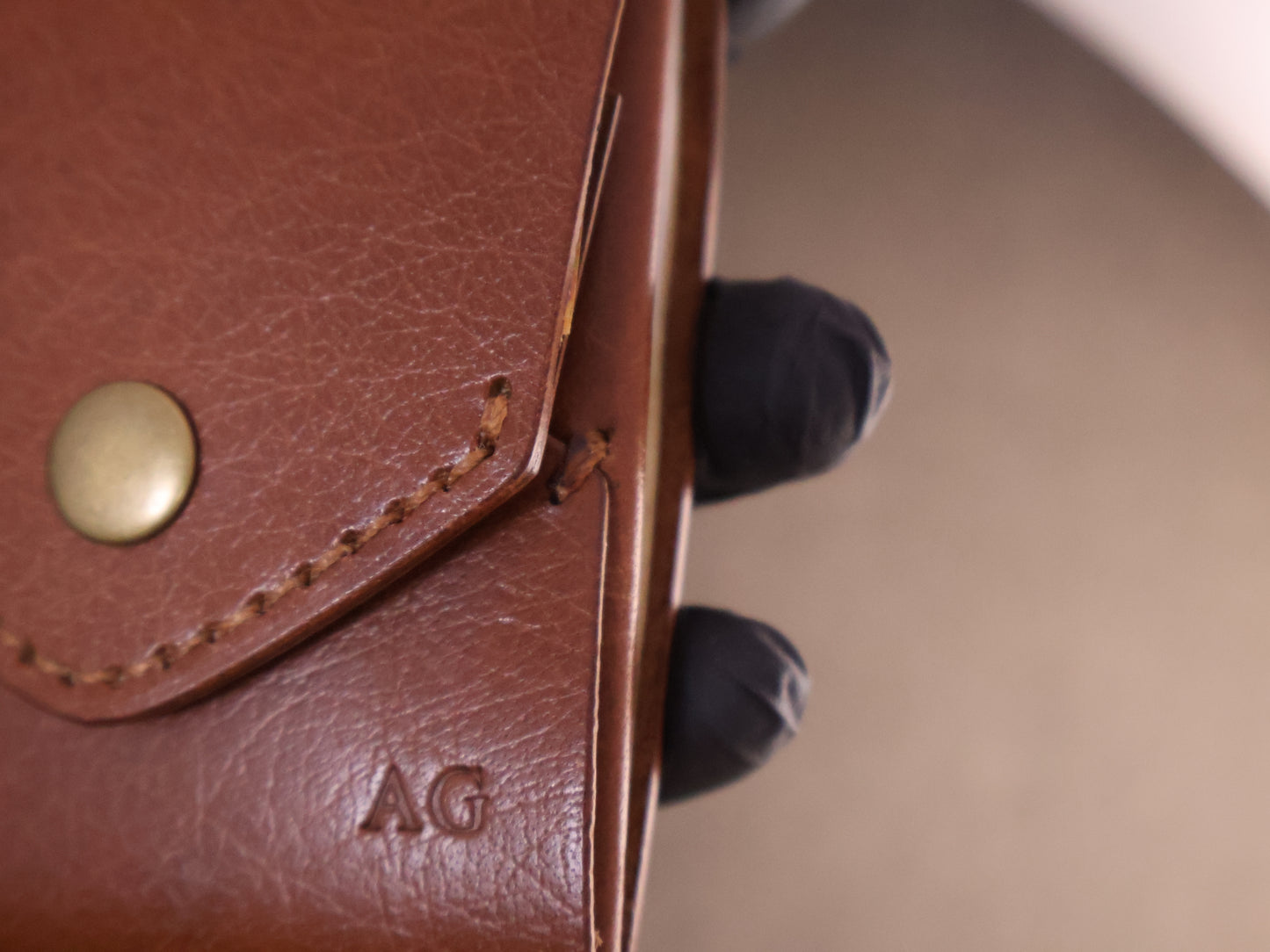 Signature Snap Wallet – Handcrafted Full Grain Leather Minimalist Wallet