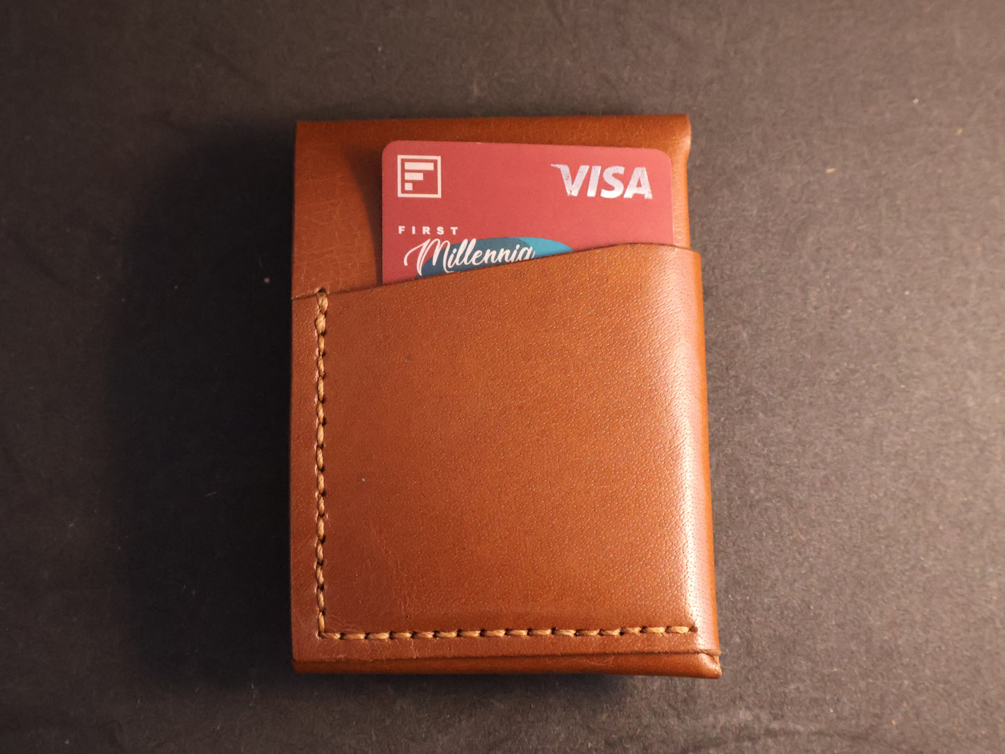 Signature Snap Wallet – Handcrafted Full Grain Leather Minimalist Wallet