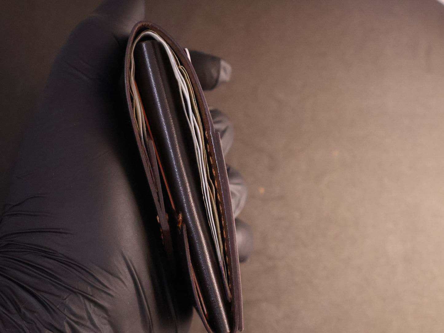 Signature Snap Wallet – Handcrafted Full Grain Leather Minimalist Wallet