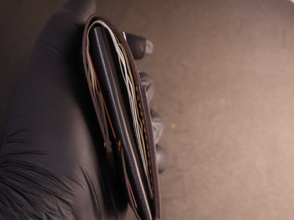 Signature Snap Wallet – Handcrafted Full Grain Leather Minimalist Wallet