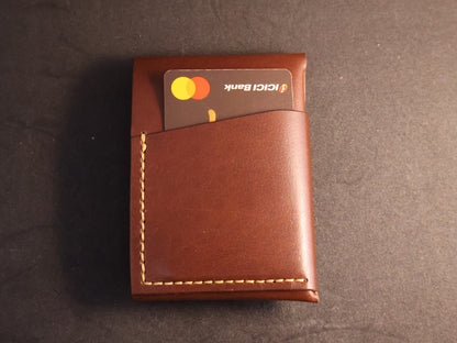 Signature Snap Wallet – Handcrafted Full Grain Leather Minimalist Wallet