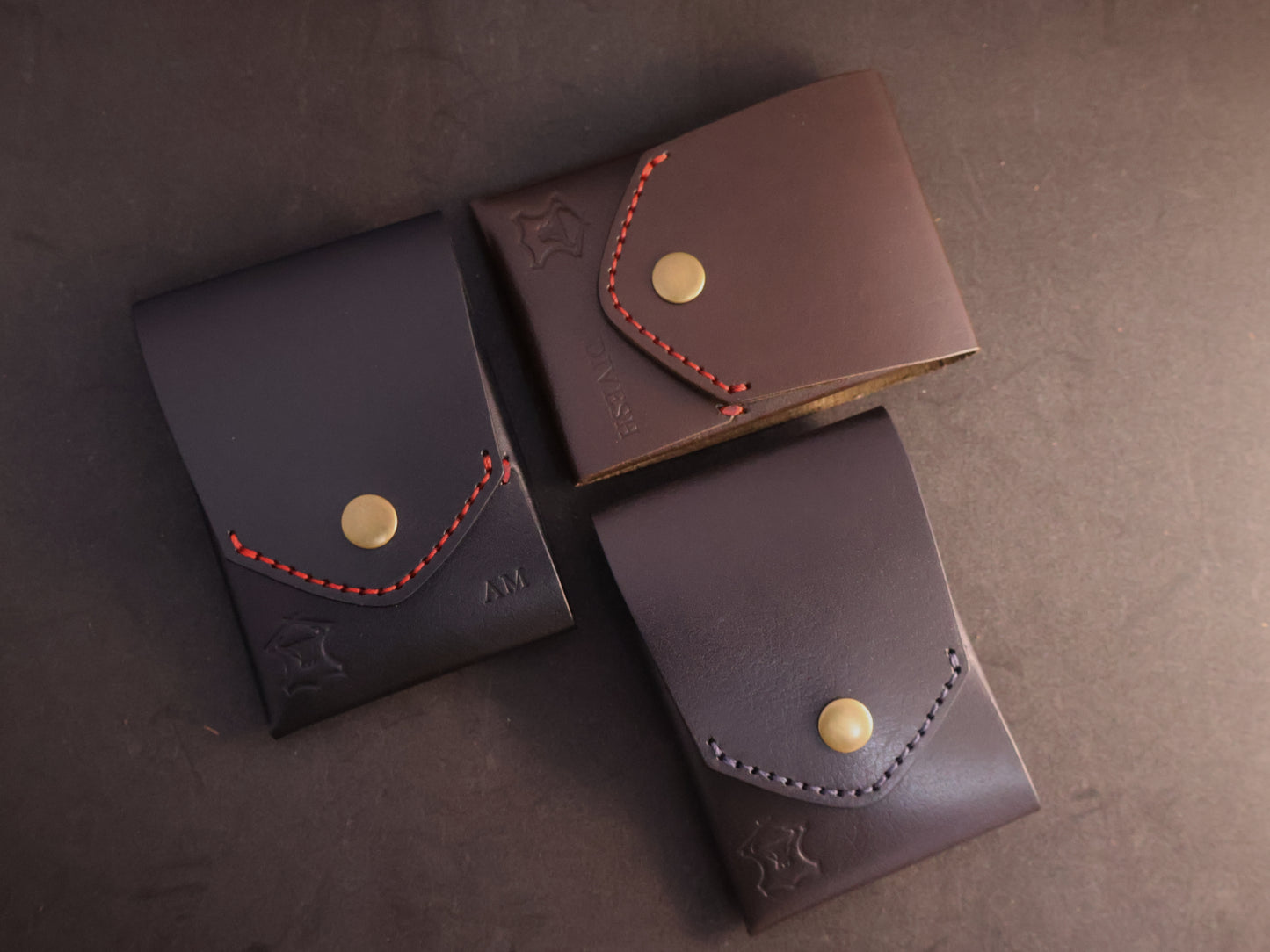 Signature Snap Wallet – Handcrafted Full Grain Leather Minimalist Wallet